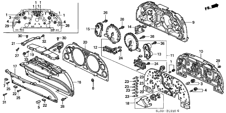 B 12 10 METER COMPONENTS Honda NSX NSX USA 1991 5MT Amayama