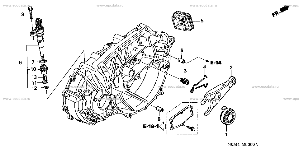 M-3 clutch release for Honda Integra frame ABA-DC5 - Auto parts ...