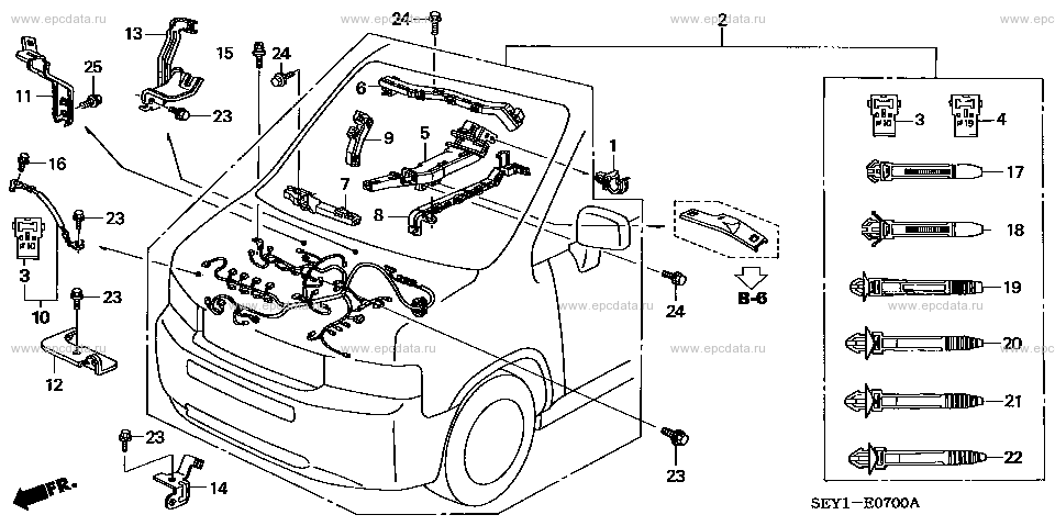 Spare part 2024 honda mobilio