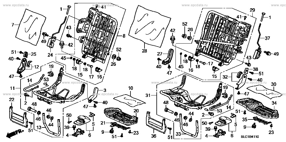 Rear Seat Small Parts