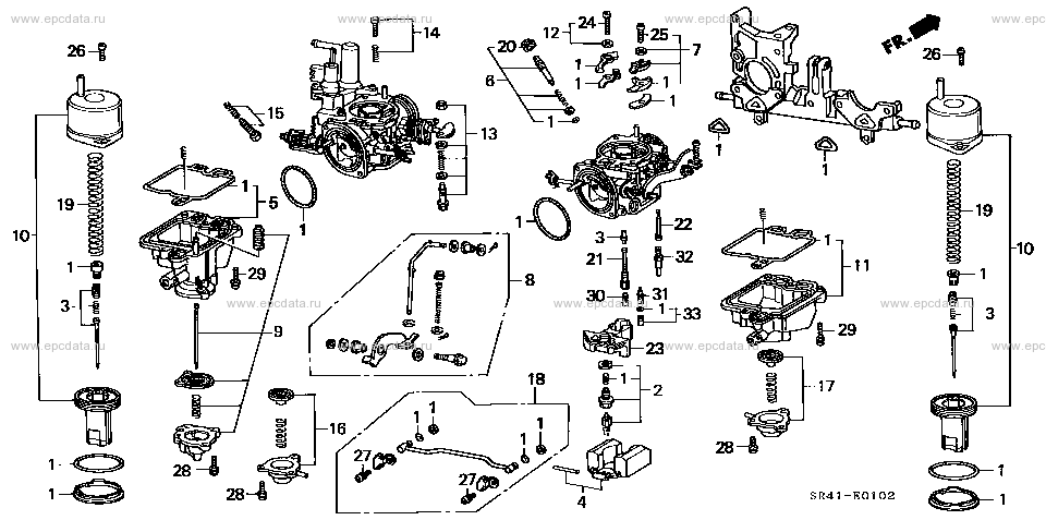 Dual Carb Kit Parts