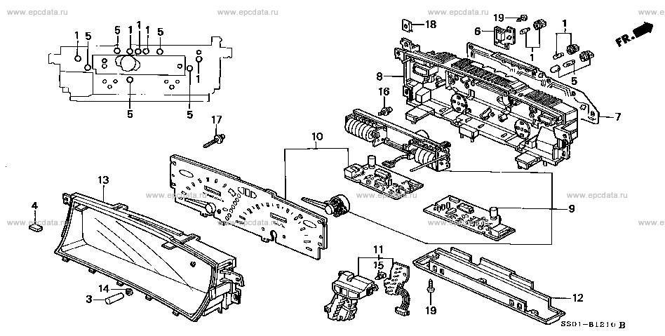 B-12-10 ｺﾝﾋﾞﾈｰｼｮﾝﾒｰﾀｰｼｮｰﾄﾊﾟｰﾂ for Honda Prelude frame E-BA8 - Auto parts -  Amayama