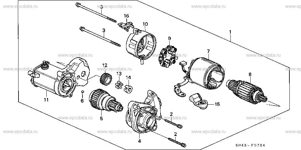 E-7-4 STARTER MOTOR (ND)(3)