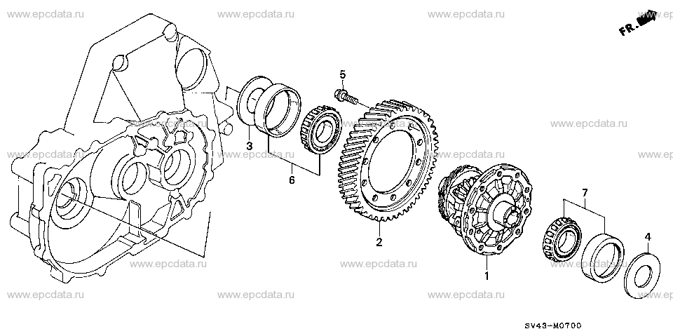 M-7 DIFFERENTIAL GEAR