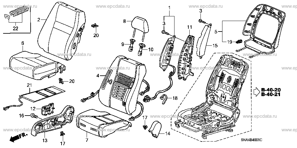 B-40-1 FRONT SEAT (R.) (1)