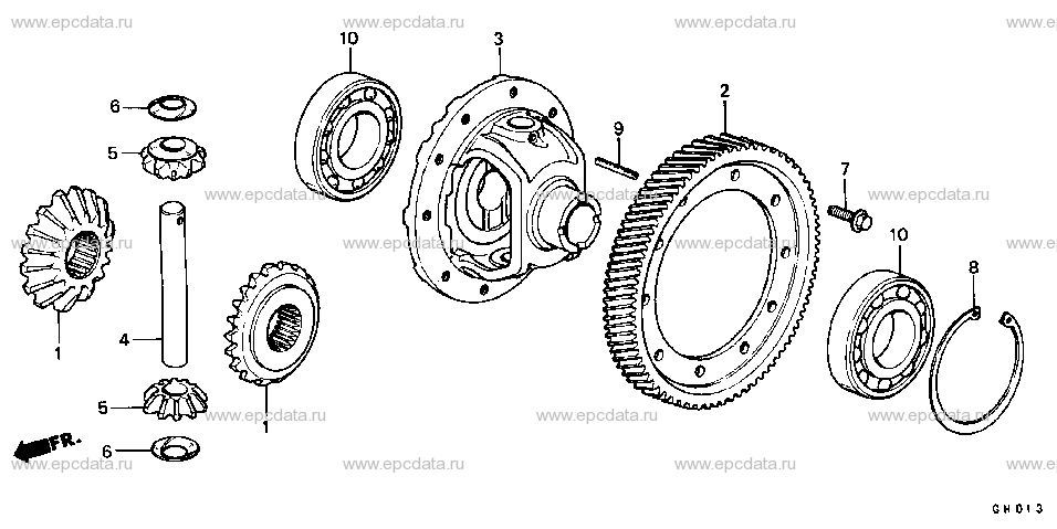 M-8 DIFFERENTIAL GEAR