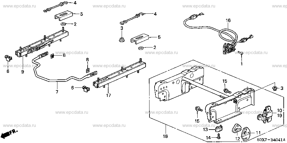 Middle Seat Components
