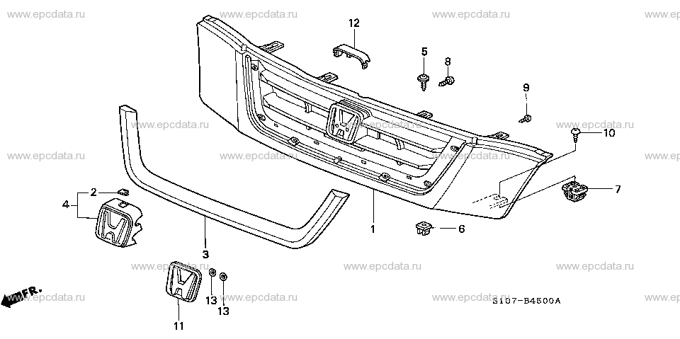 B-45 FRONT GRILLE (1)