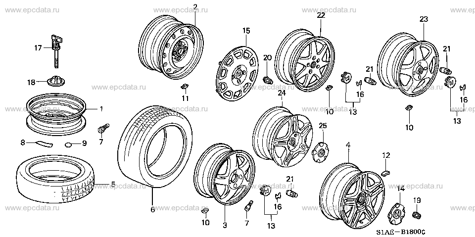 Tire/wheel Disk