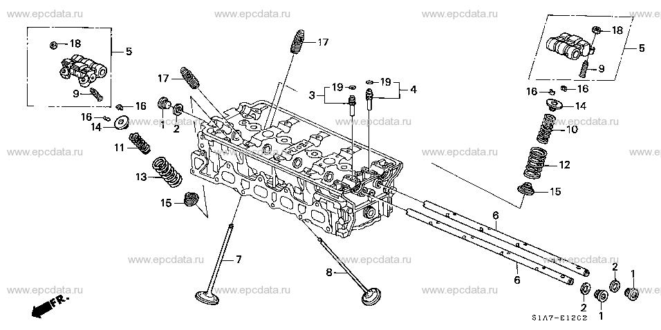E-12-2 VALVE/ROCKER ARM (2.2L)