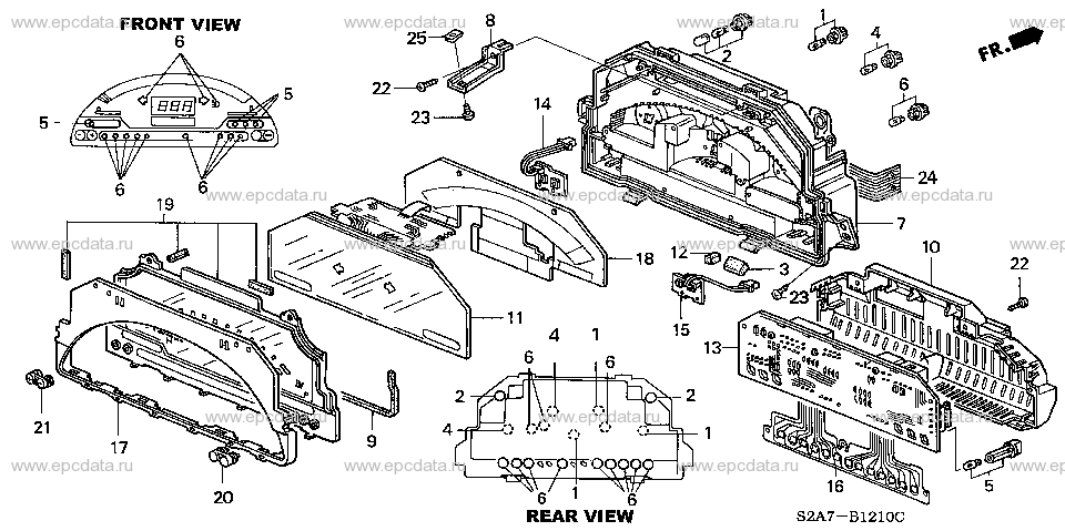 B-12-10 METER COMPONENTS (NS) (-'03)