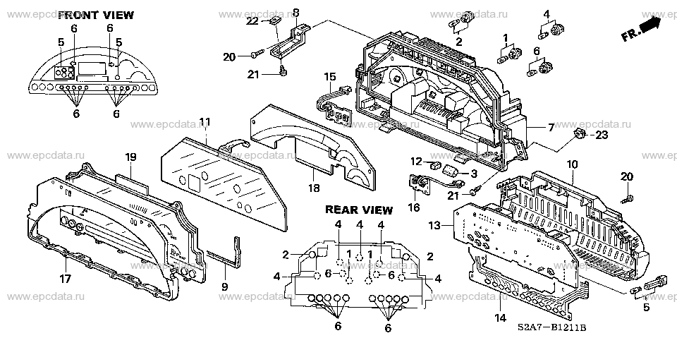 B-12-11 METER COMPONENTS (NS) ('04-)