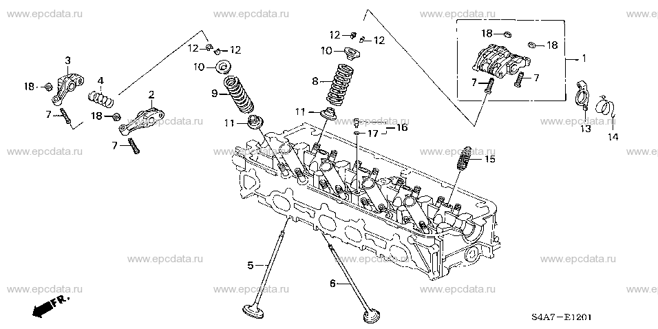 E-12-1 VALVE/ROCKER ARM (1.8L/2.0L)