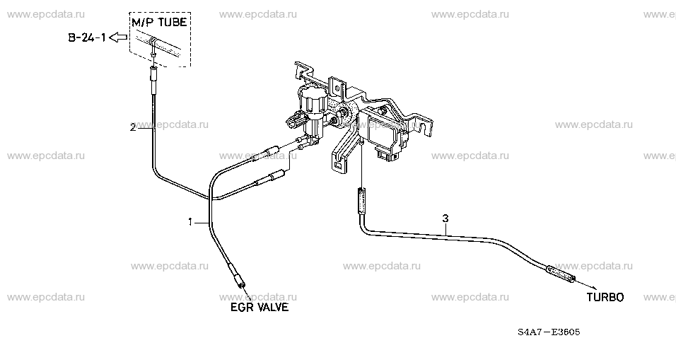 E-36-5 EGR VALVE PIPE (DIESEL)
