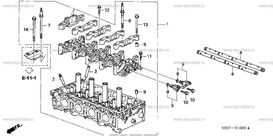 E-10-2 CYLINDER HEAD (TYPE R)