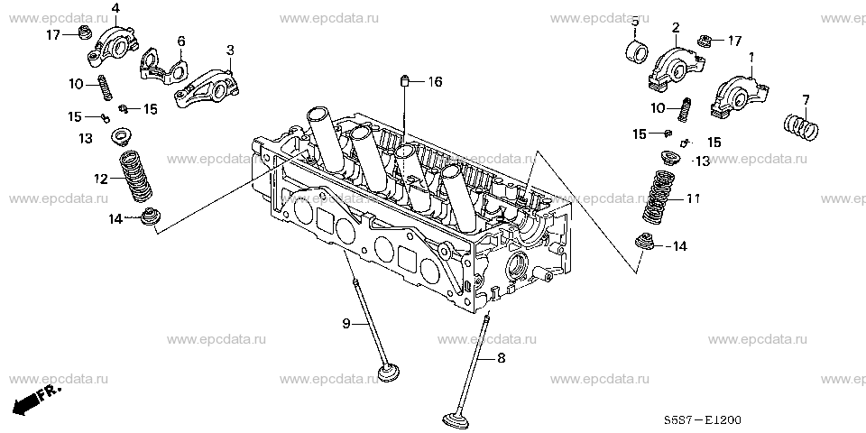 E-12 VALVE/ROCKER ARM (1.4L)