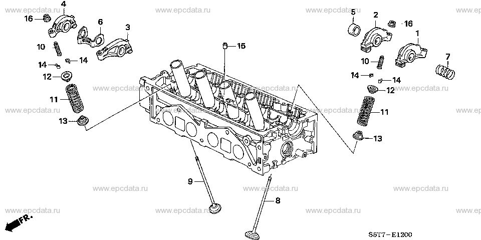 E-12 VALVE/ROCKER ARM (1.4L)