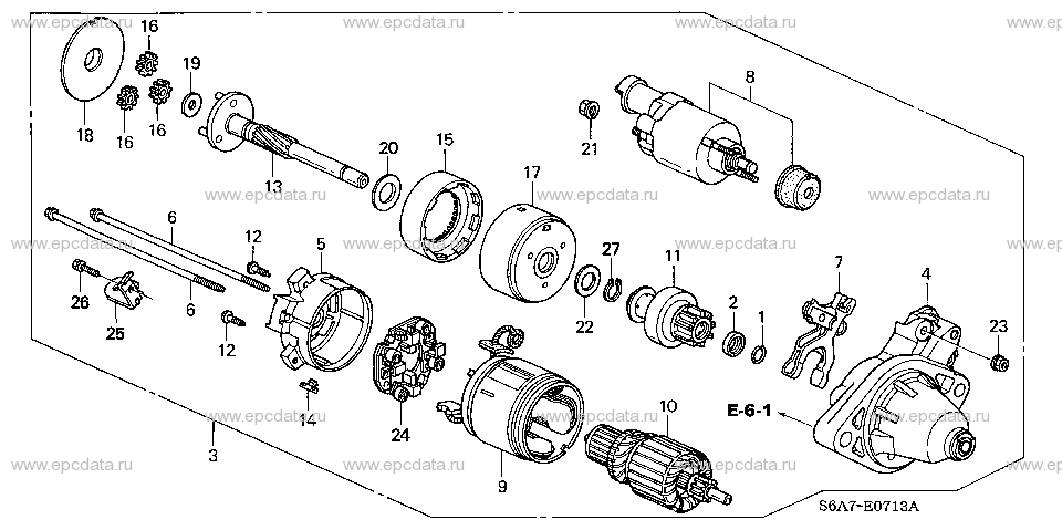 E-7-13 STARTER MOTOR (DENSO) (3)