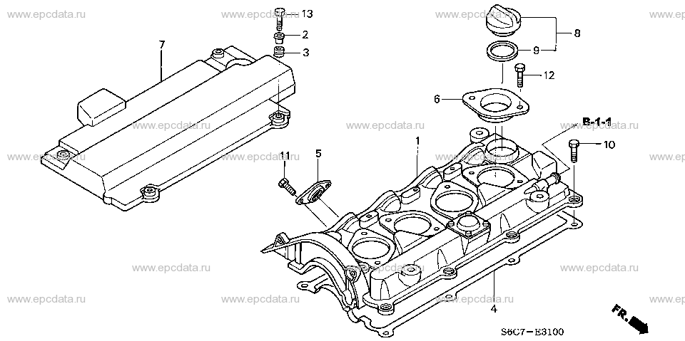 E-31 CYLINDER HEAD COVER (DIESEL)