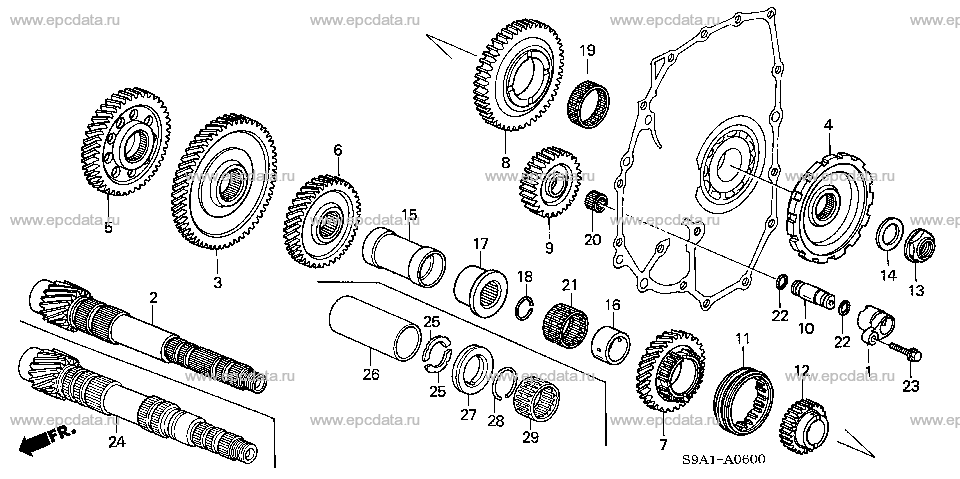 ATM-6 COUNTERSHAFT (4AT)