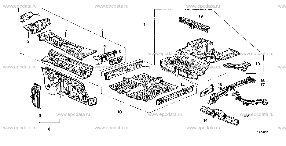 B-49-1 BODY STRUCTURE COMPONENTS (2)