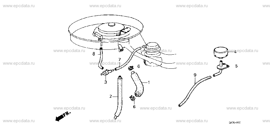 B-1-1 AIR CLEANER TUBING