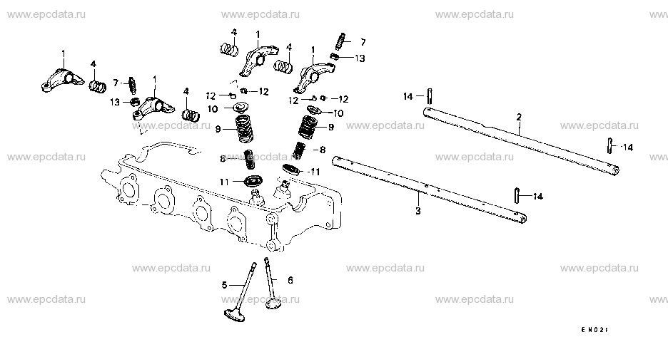 E-12 VALVE/ROCKER ARM