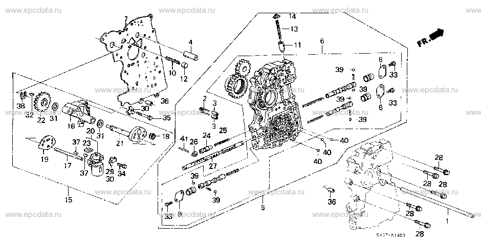 ATM-18 MAIN VALVE BODY/GOVERNOR (4AT)