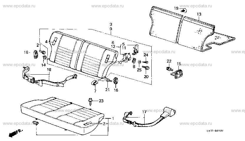 B-41 REAR SEAT/SEATBELT (2D) (1)
