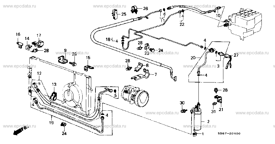 BOP-4 AIR CONDITIONER (HOSES/PIPES)
