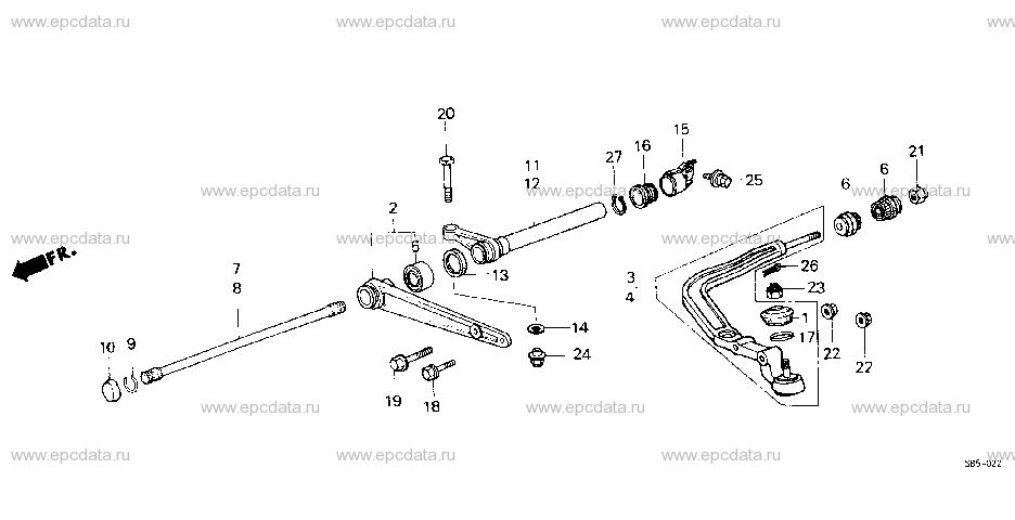 B-29 FRONT LOWER ARM