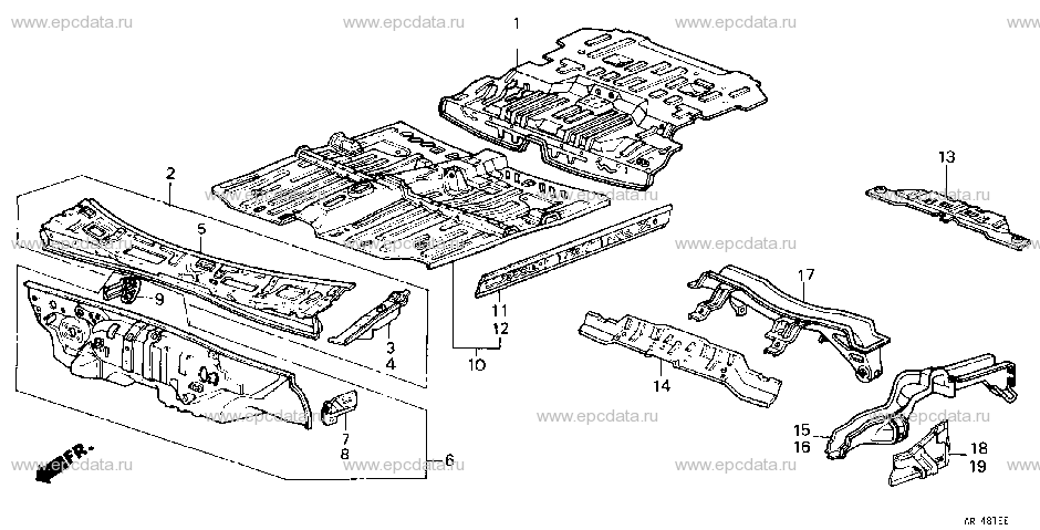 B-48-1 BODY STRUCTURE COMPONENTS (2)