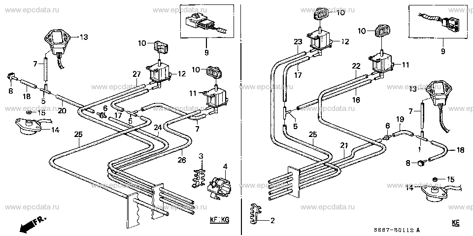 B-1-12 CONTROL BOX TUBING (5)