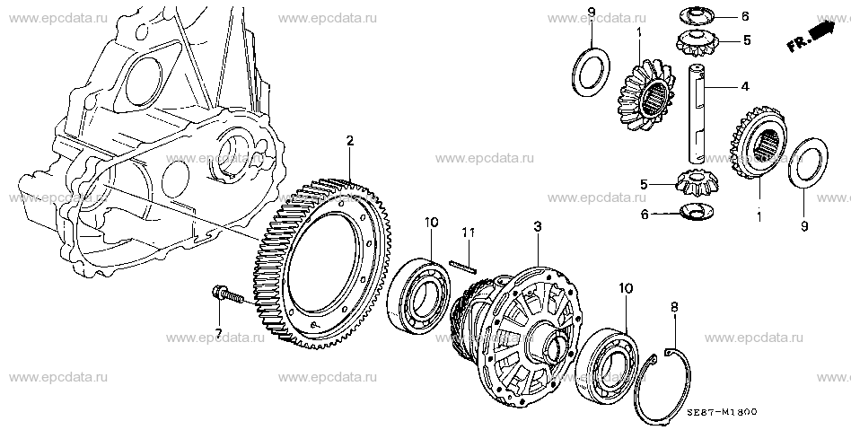 M-18 DIFFERENTIAL GEAR