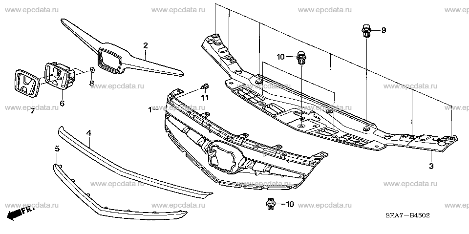 B-45-2 FRONT GRILLE (3)