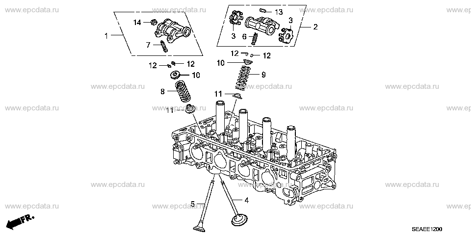 E-12 VALVE/ROCKER ARM (2.0L)