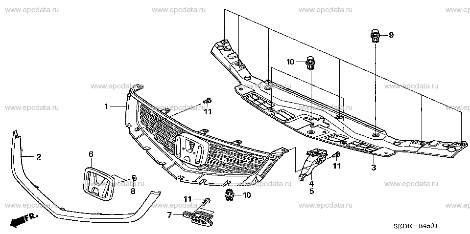 B-45-1 FRONT GRILLE (2)