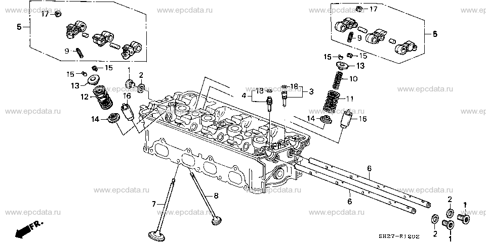 E-12-2 VALVE/ROCKER ARM (VTEC)