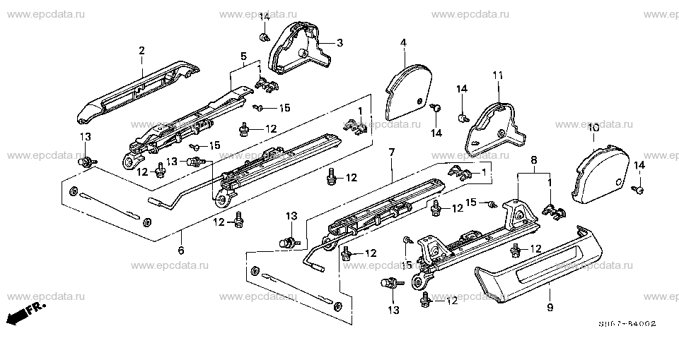 B-40-2 FRONT SEAT COMPONENTS (1)