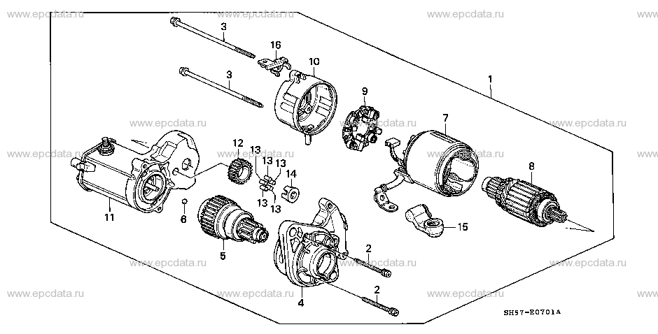 E-7-1 STARTER MOTOR (DENSO)(2)