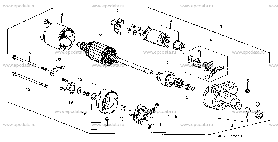 E-7-3 STARTER MOTOR (DENSO)(3)