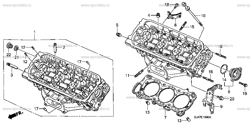 E-10 FRONT CYLINDER HEAD (-'08 )