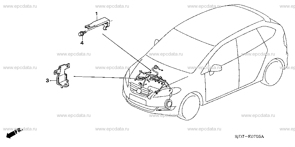 Engine Wire Harness Stay