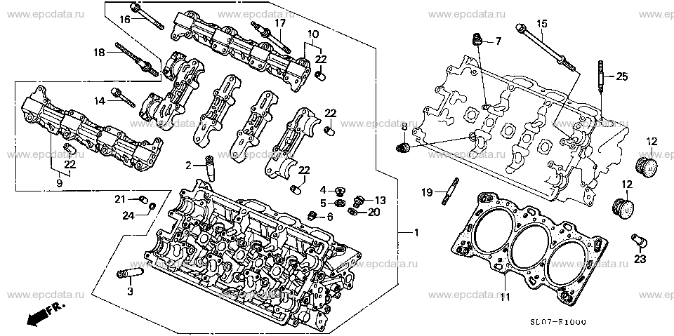 E-10 CYLINDER HEAD (FRONT)
