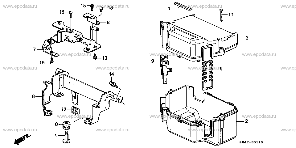 B-1-15 CONTROL BOX COVER (RH)