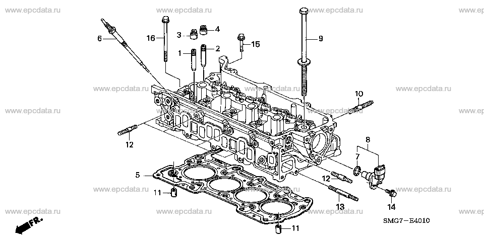 E-40-10 VALVE STEM SEAL/GLOW PLUG (DIESEL)