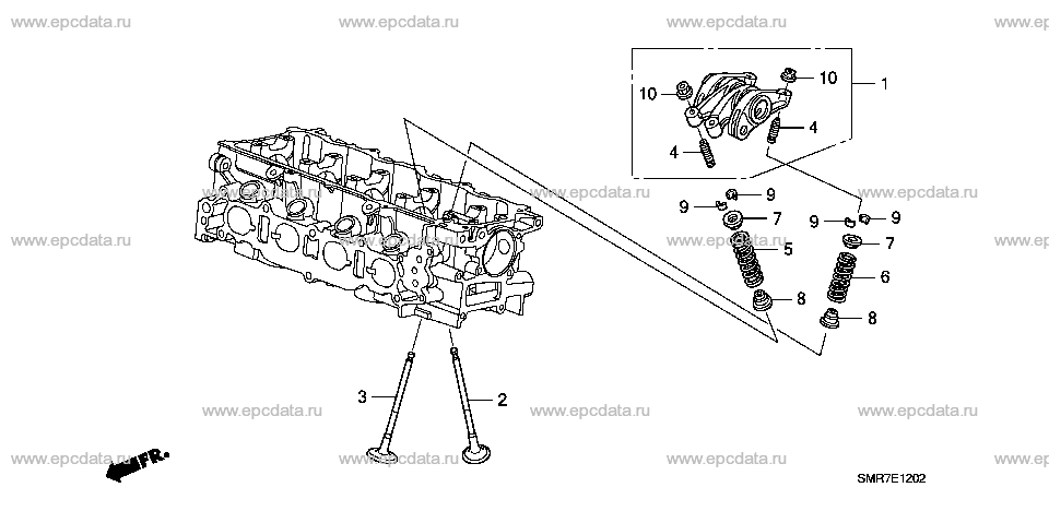 E-12-2 VALVE/ROCKER ARM (1.4L)