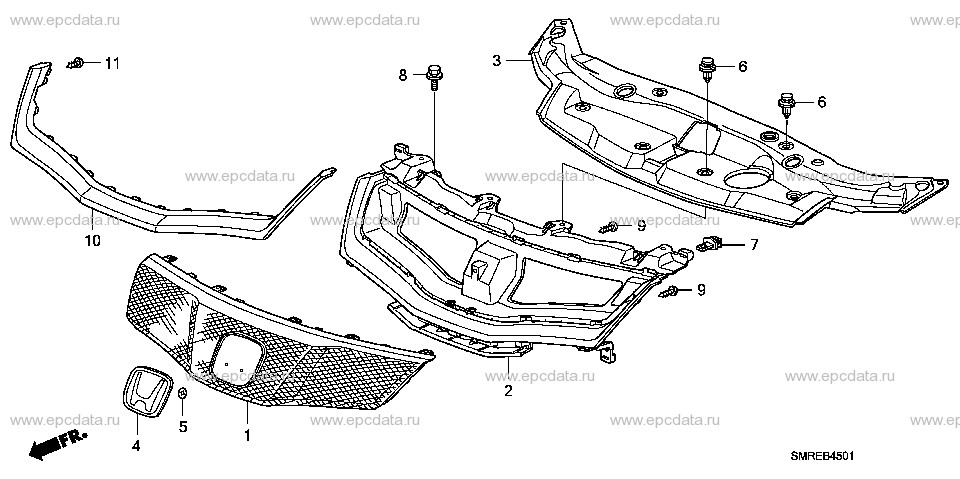 B-45-1 FRONT GRILLE