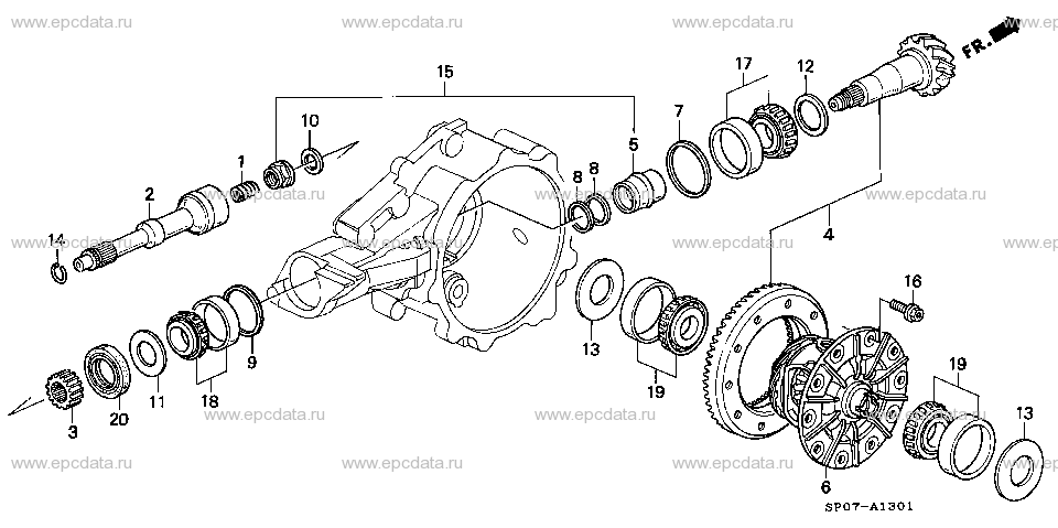 ATM-13-1 DIFFERENTIAL GEAR
