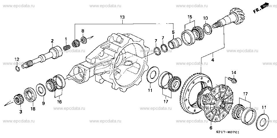M-7-1 DIFFERENTIAL GEAR